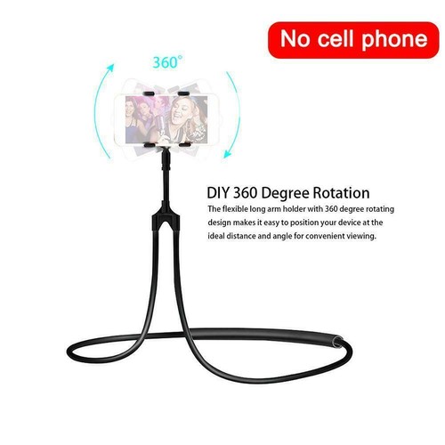 Universal 360° Flexible Lazy Neck Hanging Bed Mobile Holder Phone Stand F9S3 - Photo 5 sur 12