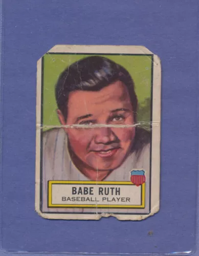 1952 Topps Look N See Babe Ruth #15 HOF New York Yankees LOW GRADE Altered