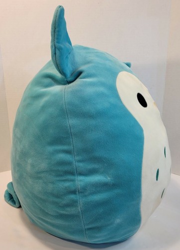 Squishmallow Kellytoy 14” Teal Winston Owl - Picture 4 of 11