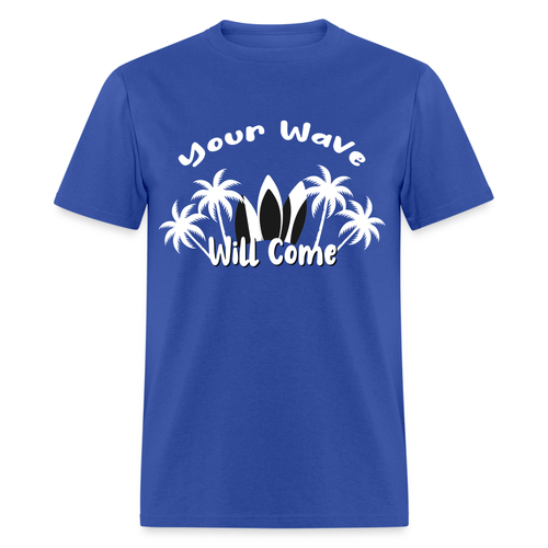 Your Wave Will Come shirt Ocean Beach Sunset Lover Surfing T-Shirt Size S-6XL - Picture 50 of 51