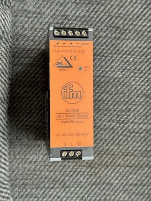IFM AC1256 AS-i Power Supply Netzteil 30.5V 2.8A SPS Siemens DIN Rail