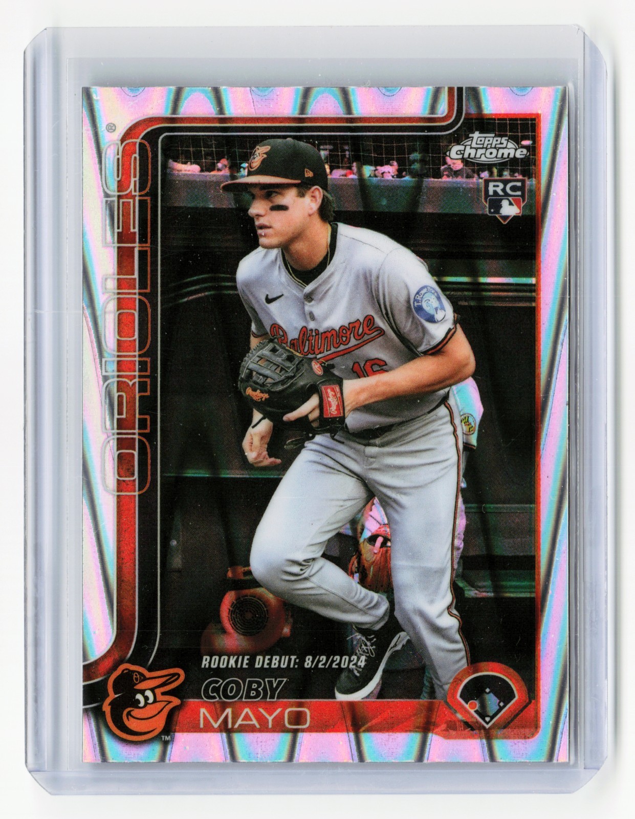 2025 Topps Chrome - Coby Mayo #120 RayWave Refractor (RC)