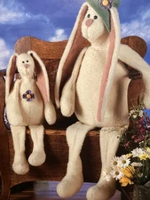 PATTERN LARGE AND SMALL Bunny Doll Rabbit Doll NEW Indygo Junction