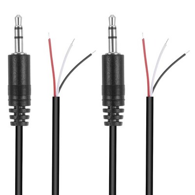 2-Pack 3.5 mm Audio Jack, 3.5mm Male Plug Jack Connector Replacement Repair, ...
