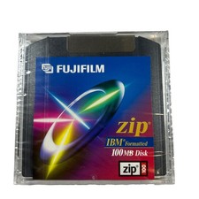 Fujifilm 100 IMB ZIP Formatted Disc Brand New Zip Disk New