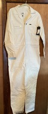 Lee Union Alls Women Medium Coverall Herringbone ECRU White Modern Vintage NWT