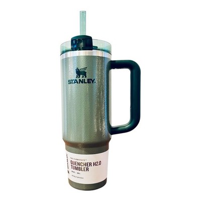 Stanley 30oz Quencher Tumbler H2.0 FlowState Hammertone Green | NEW | FAST SHIP
