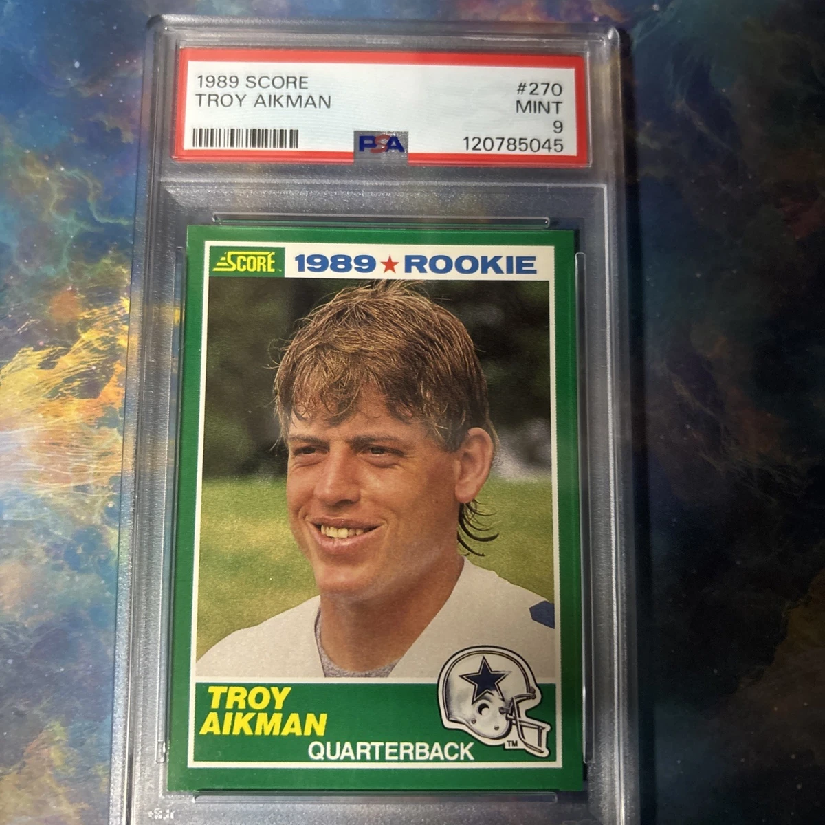 Troy Aikman Football SCORE Rookie Sports Trading Card Singles for
