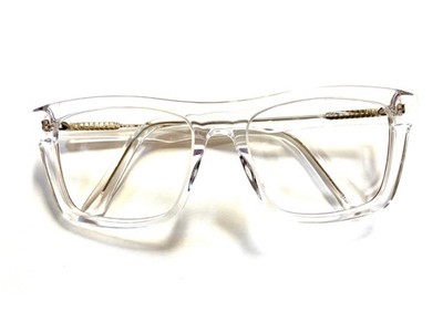 Robert Mitchel Sunglasses Frames RMS 20214 cr/bl clear blue square 55-18-140