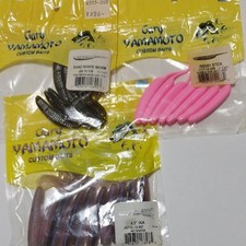 Gary Yamamoto Shad Shape Worm Angry Stick 4.5" Squid