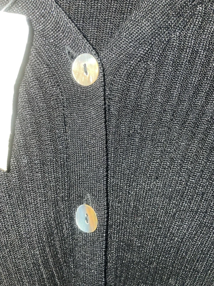Vintage. Country Shop Black Cardigan Size L NWT! RTV$88.00 - Image 4 of 4