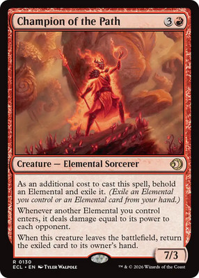 MTG - Champion of the Path - Lorwyn Eclipsed - NM - EN - Foil