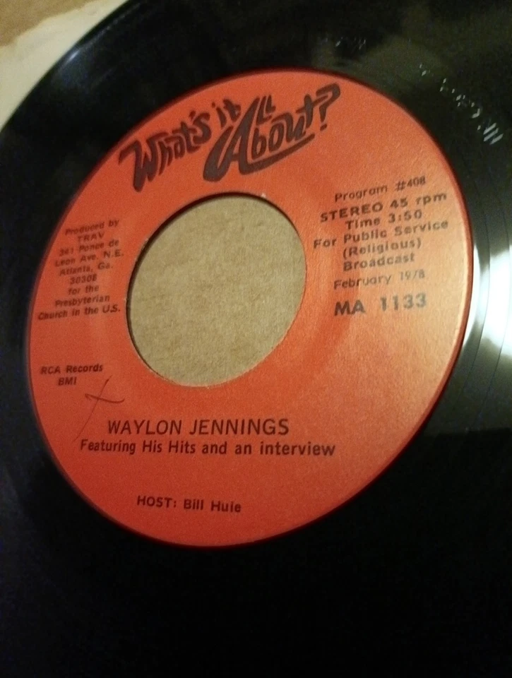 Willie Nelson / Waylon Jennings – What's It All About? 7" NM - Image 3 of 4