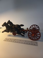 Rare Early 1900's Cast Iron Horses