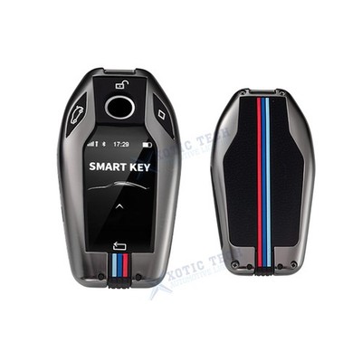 Hard Zinc Alloy Full Cover W/Keychain Smart Key Shell For BMW 5 6 7 Series M3 M4
