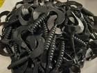 100 Pack Black 3" Twister Curly Tail Grubs Bass Walleye