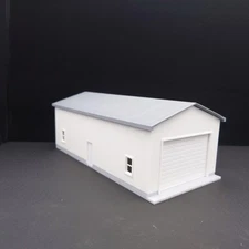 1:64 Extended Tall 2 Car Garage-movable Door-Matt's Model Building