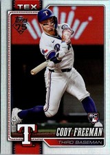 2026 Topps Series 1 Cody Freeman #224 Rainbow Foil Baseball Card