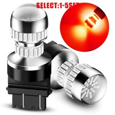 3157 3057 Red Led Strobe Flashing Tail Brake Light Stop Bulbs Canbus 2-10x 3157 3057 Red Led Strobe Flashing Tail Brake Light Stop Bulbs Canbus 2-10x