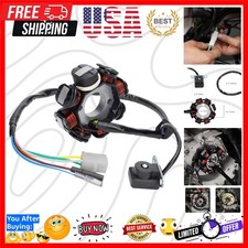 Ignition Stator Magneto 8 Coil 5 Wires Replacement for GY6 50CC 60CC 80CC ATV...