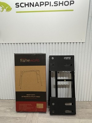 Gator Frameworks Keyboardtisch, DJ Tisch mit Mehrfach Verstellbarkeit