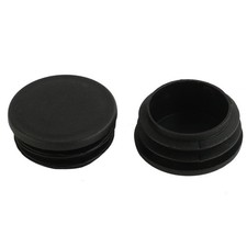 2pcs 38mm Round Plastic Dia Empty Caps Pipe Inserts