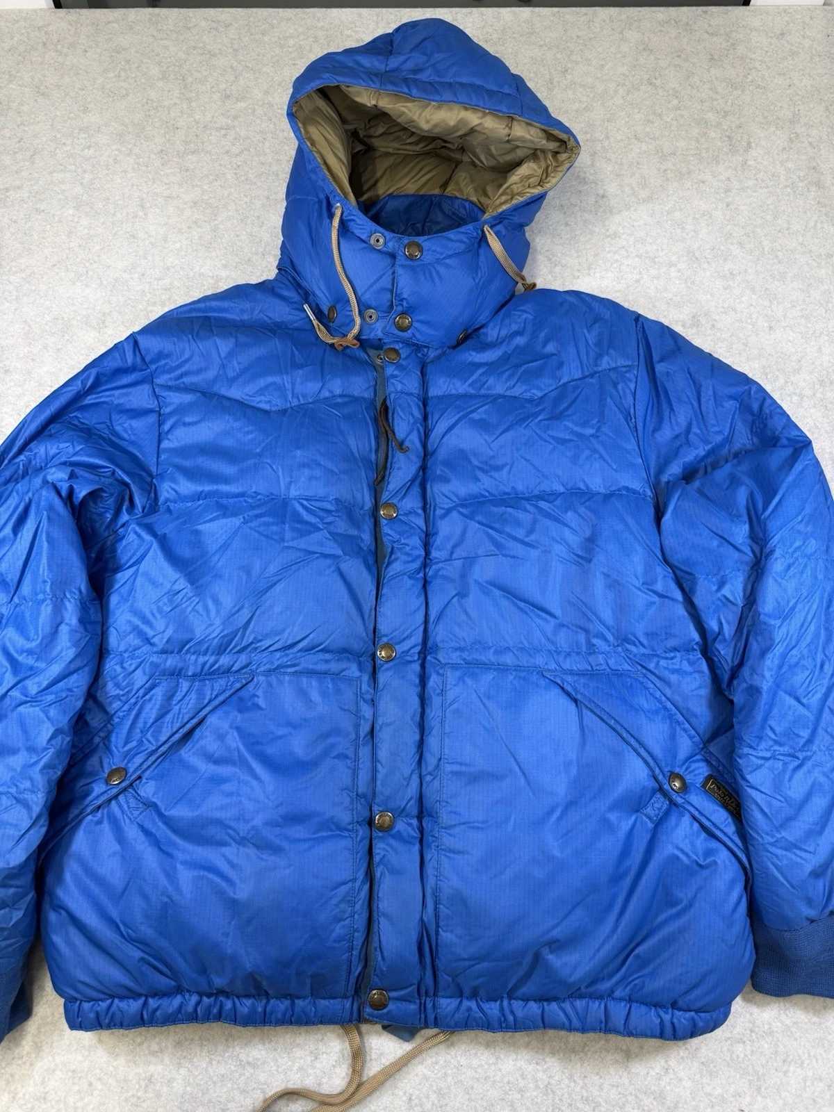 Ralph Lauren Men’s Vintage Blue Down Fill Puffer Coat Size XL
