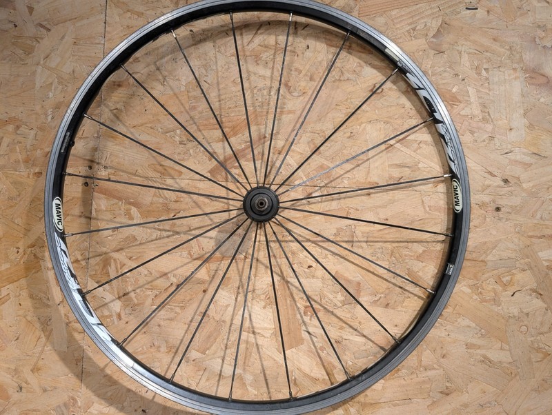 MAVIC Cross Ride Front WHEEL - Retro MTB 26" MOUNTAIN BIKE DISC & RIM-Brake TYRE