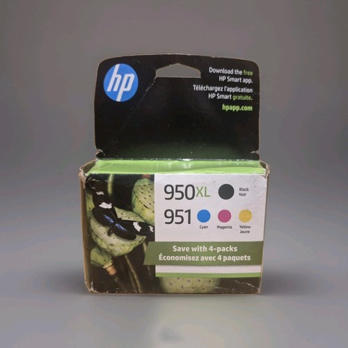 Genuine HP950XL Black 951 Cyan Magenta Yellow Ink Cartridges(C2P01FN) - 第 1/7 張圖片