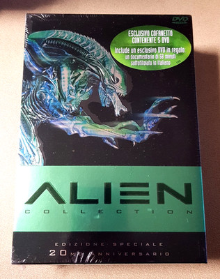 ALIEN COLLECTION - BOX 5 DVD SONDEREDITION 20th ANNIVERSARY - NEU