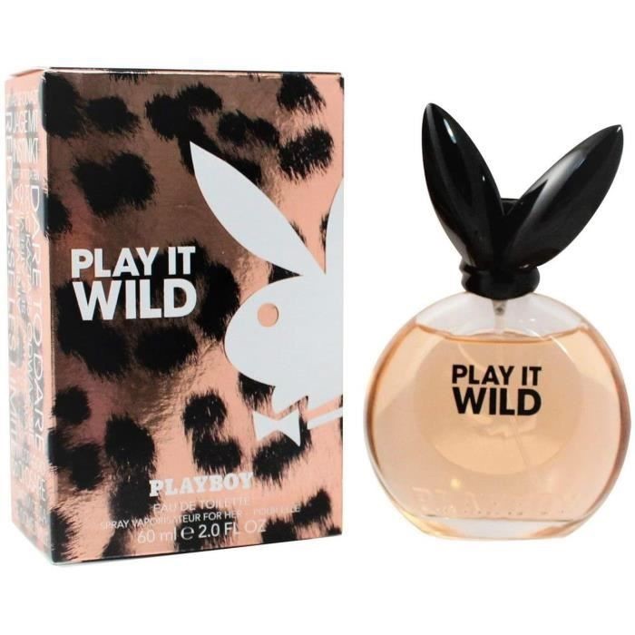 Eau de toilette femme Playboy Play It Wild aux notes audacieuses