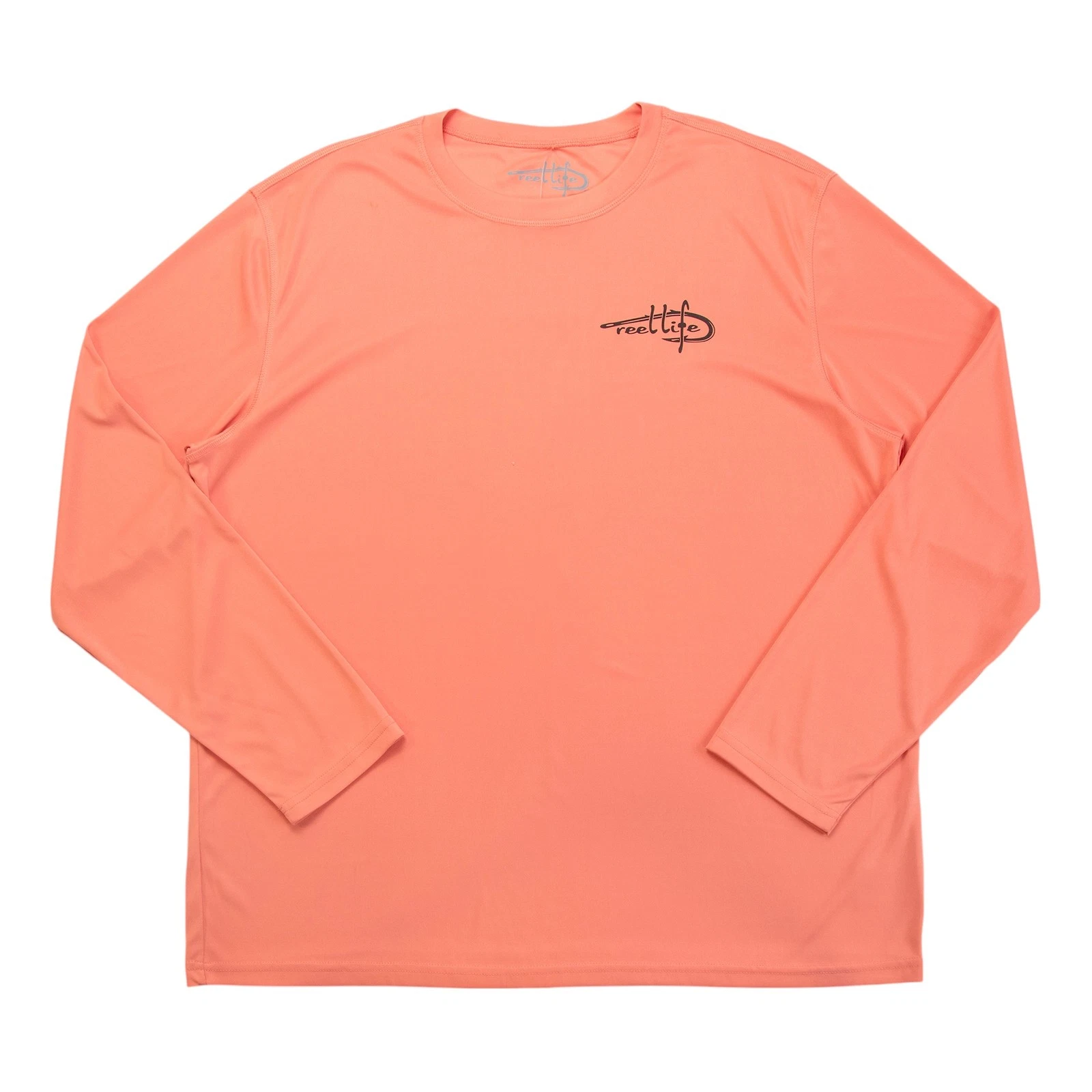 Reel Life Men's Long Sleeve UPF 50+ Protection T-Shirt in Blooming Dhalia, XXL