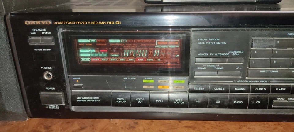 ONKYO TX-7830 Receiver mit Fernbedienung. - Bild 3 von 4