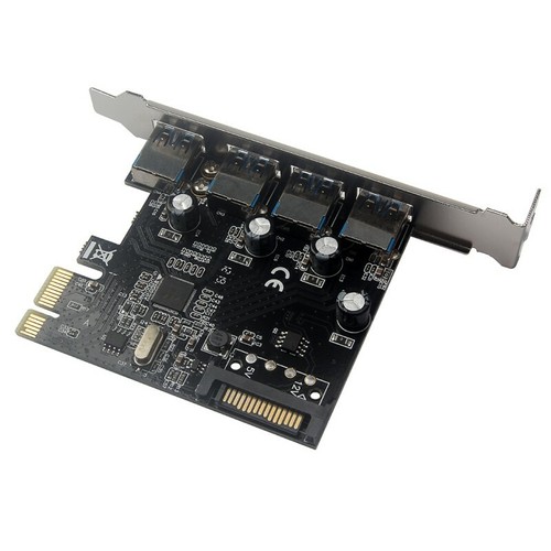 4 Port PCI-E to USB 3.0 HUB PCI Express Expansion Card Adapter 5.0 Gbps Speed - 第 7/21 張圖片