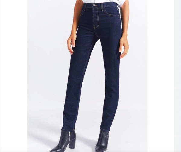 Aktuelle/Elliott kultige The Stovepipe Jeans mit geradem Bein, in tiefblau! 24