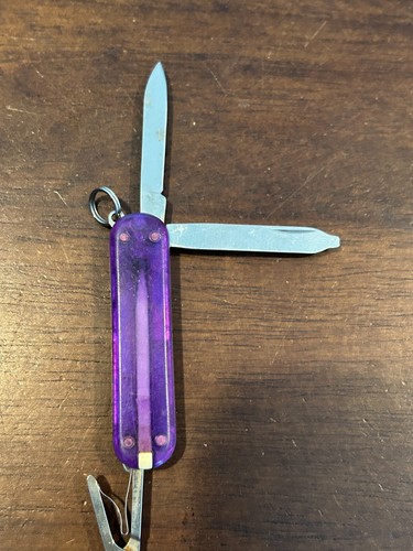 Victorinox 58mm Classic SD Translucent Colors Great Condition FAST SHIPPING - Picture 63 of 66