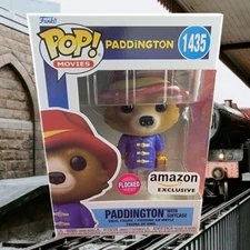 Paddington with suitcase amazon exclusive funko # 1435 (nib)With Pop Protector 