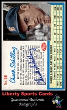 1962 Post Chuck Schilling #56 Authentic Autographed Card Boston Red Sox