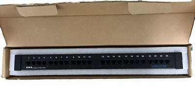 Unicom OWS Category 5 19 Inch 24-Port Rack Mount Patch Panel - T568B