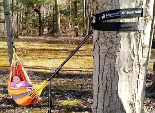 Heavy Duty Hammock Straps for Trees 2000+ LBS No Stretch 12 Feet Kit - Picture 4 of 8