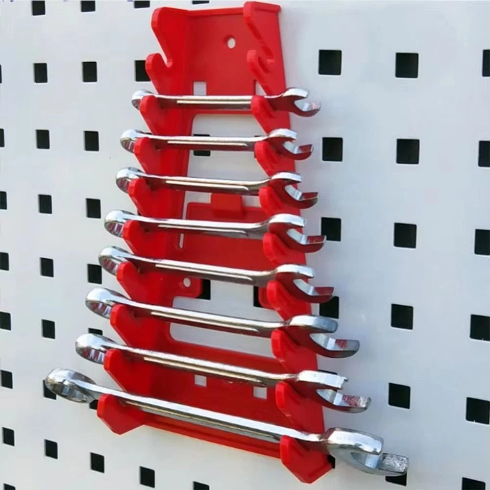Organizer Wrench Rack Wall Mounted Tray Sockets Storage Tools Tool Hook Home