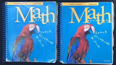 MATH ADVANTAGE GRADE 3, VOLUME 1, 2 (set), TEACHER'S EDITION By Harcourt Brace