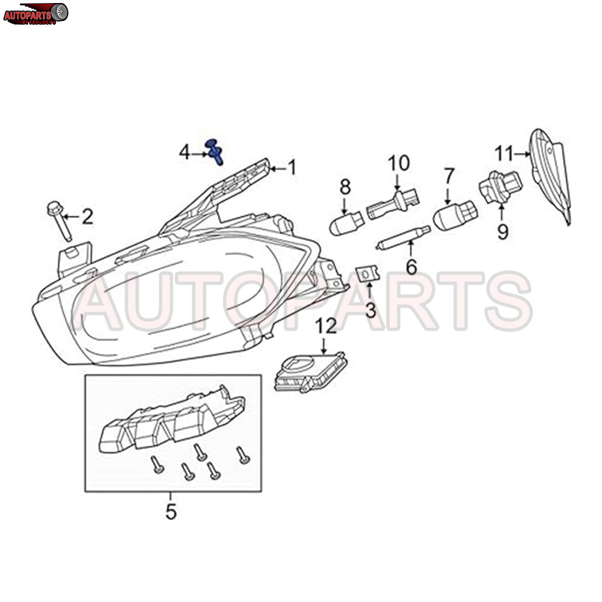 Clip Fissaggio Paraurti 5160260AA Per Auto | 10 Pezzi In Nylon Per Jeep Compass Patriot, Chrysler 200 300, Dodge Caliber Charger Dart, Ram | Diametro 18mm - 3