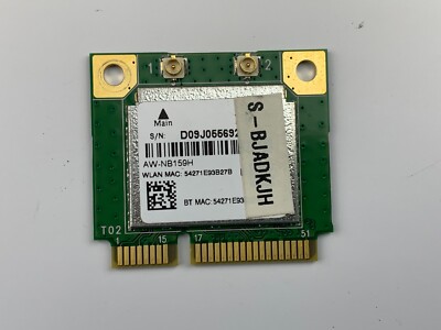 AzureWave AW-NB159H WiFi WLAN Bluetooth Karte 6-88-W54SF-7000 für GIGABYTE P27