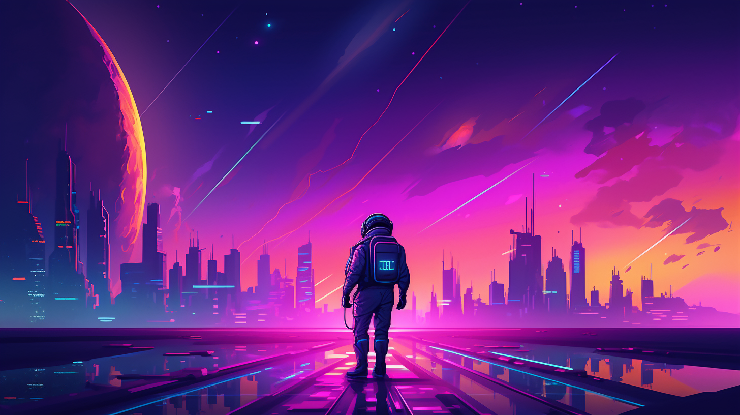 Desktop Background Wallpaper, Synthwave, Retro, 1080p/1440p/4k