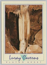 Luray Caverns Virginia~Pluto's Ghost~Continental Postcard
