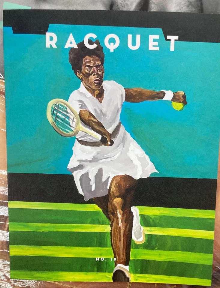 RACQUET MAG-NO. 19-DEDICATED TO FIRST BLACK ATHLETE TO WIN SLAM-ALTHEA GIBSON