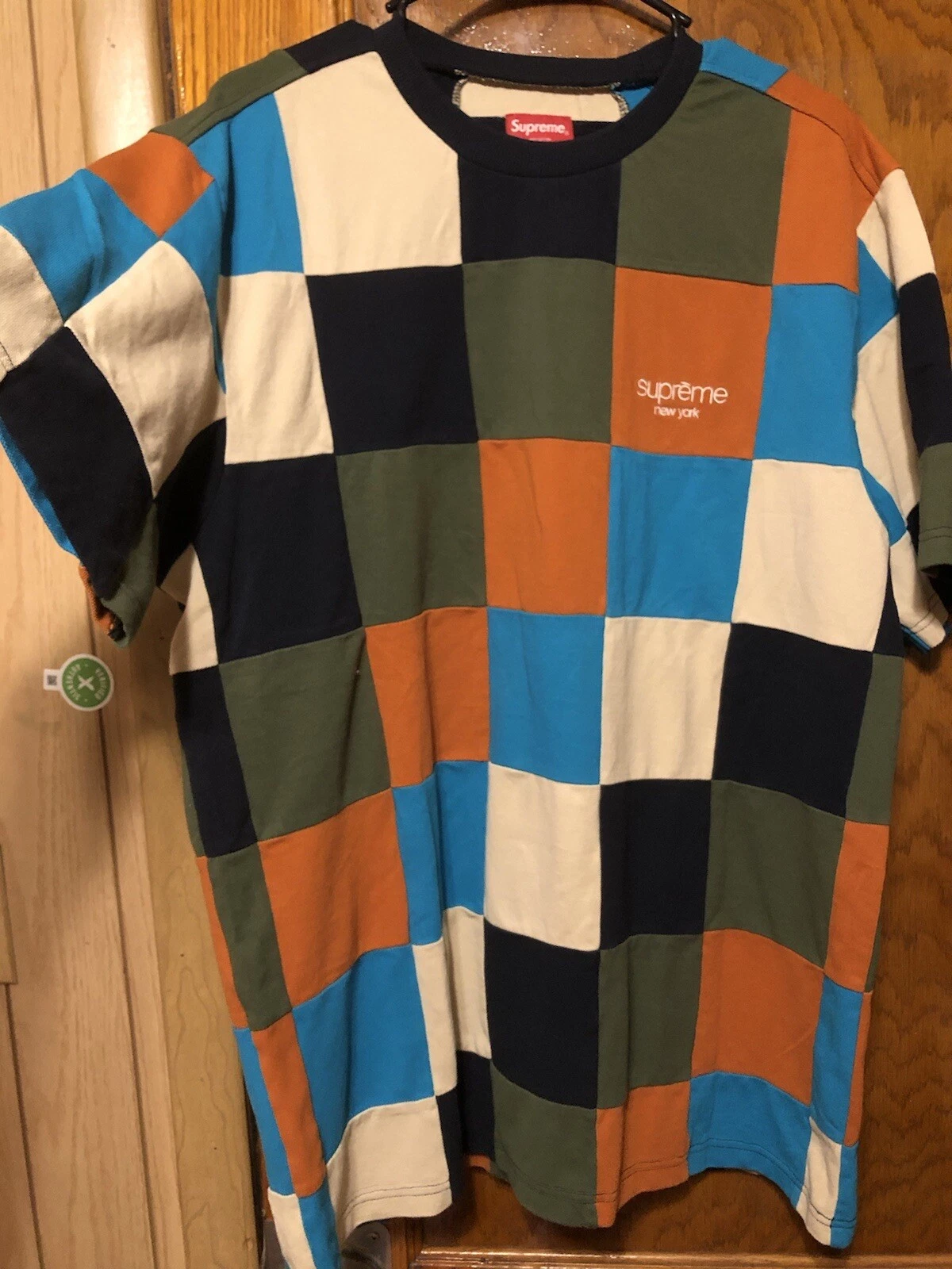 Supreme Patchwprk Piqué (Marine/Sarcelle/Orange)