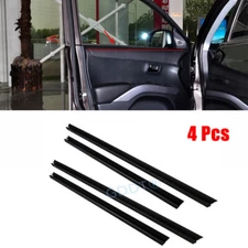 For Mitsubishi Outlander 2006-2012 Black Inner Window Weatherstrip Sweep Trim