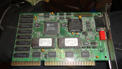 ISA VGA video card - Diamond Computer Systems USA Speedstar 24x - WDC - TESTED